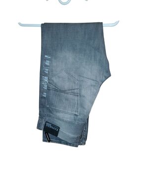 Express Men’s Slim Straight Jeans - Gray 34x32